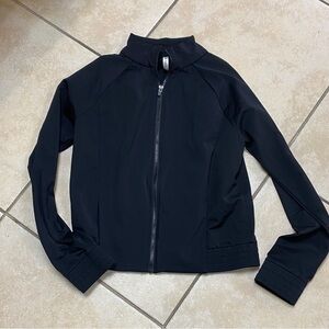 Fabletics Black Zip-Up Jacket